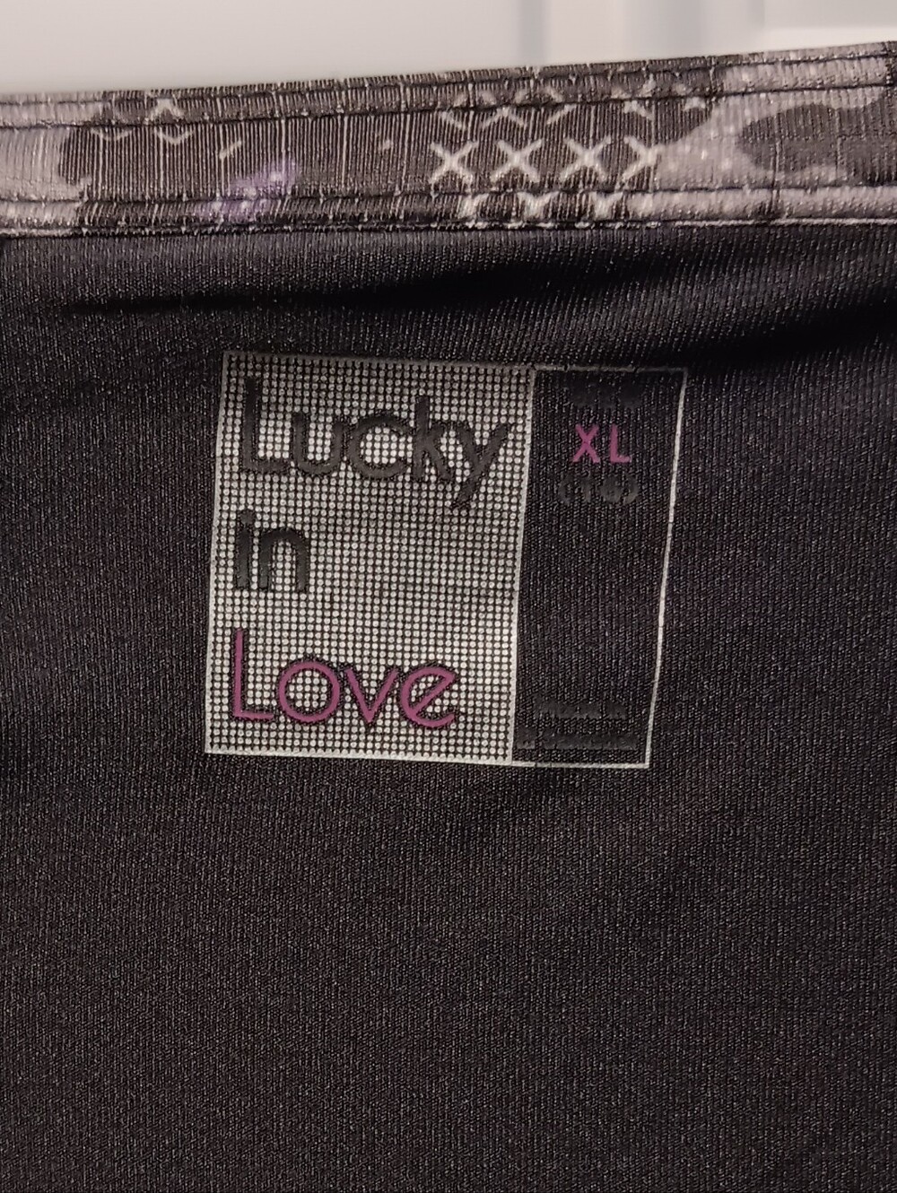 Lucky In Love| Gray and Black Printed Skort Accent Stripe Athleisure Casual - Picture 2 of 11